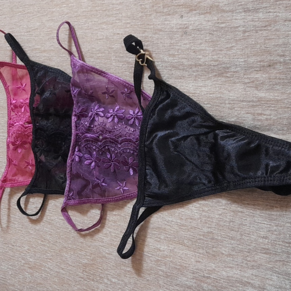 Bundle of Thong Panties by Secret Treasures Size 5